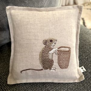 Cute Coral & Tusk 7x7 Pocket Pillow